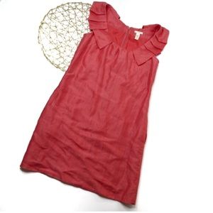 J. Crew Rumpled Meron Linen Blend Dress